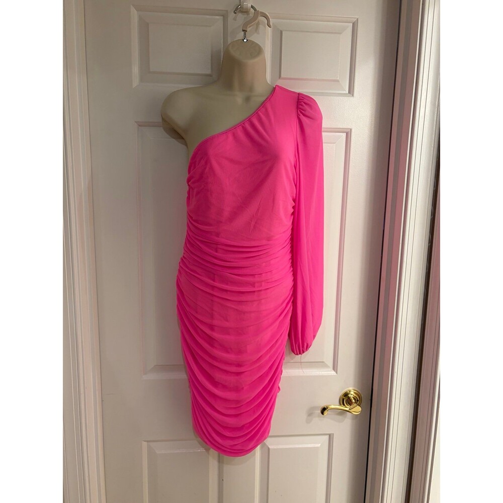 Anrabess Dress Neon Pink - M